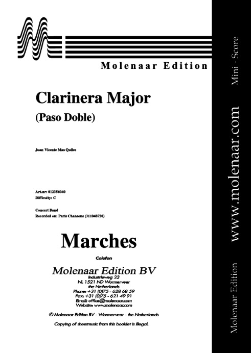 Clarinera Major - hier klicken