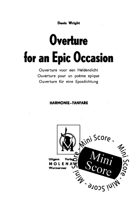 Overture for an Epic Occasion - hier klicken