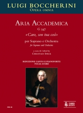 Aria Accademica G 547 Caro, son tua cos for Soprano and Orchestra - hier klicken