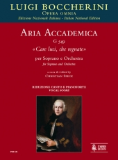 Aria accademica G 549 Care luci, che regnate for Soprano and Orchestra - hier klicken