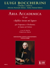 Aria accademica G 550 Infelice invan mi lagno for Soprano and Orchestra - hier klicken