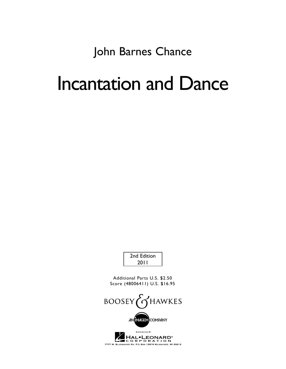Incantation and Dance - hier klicken
