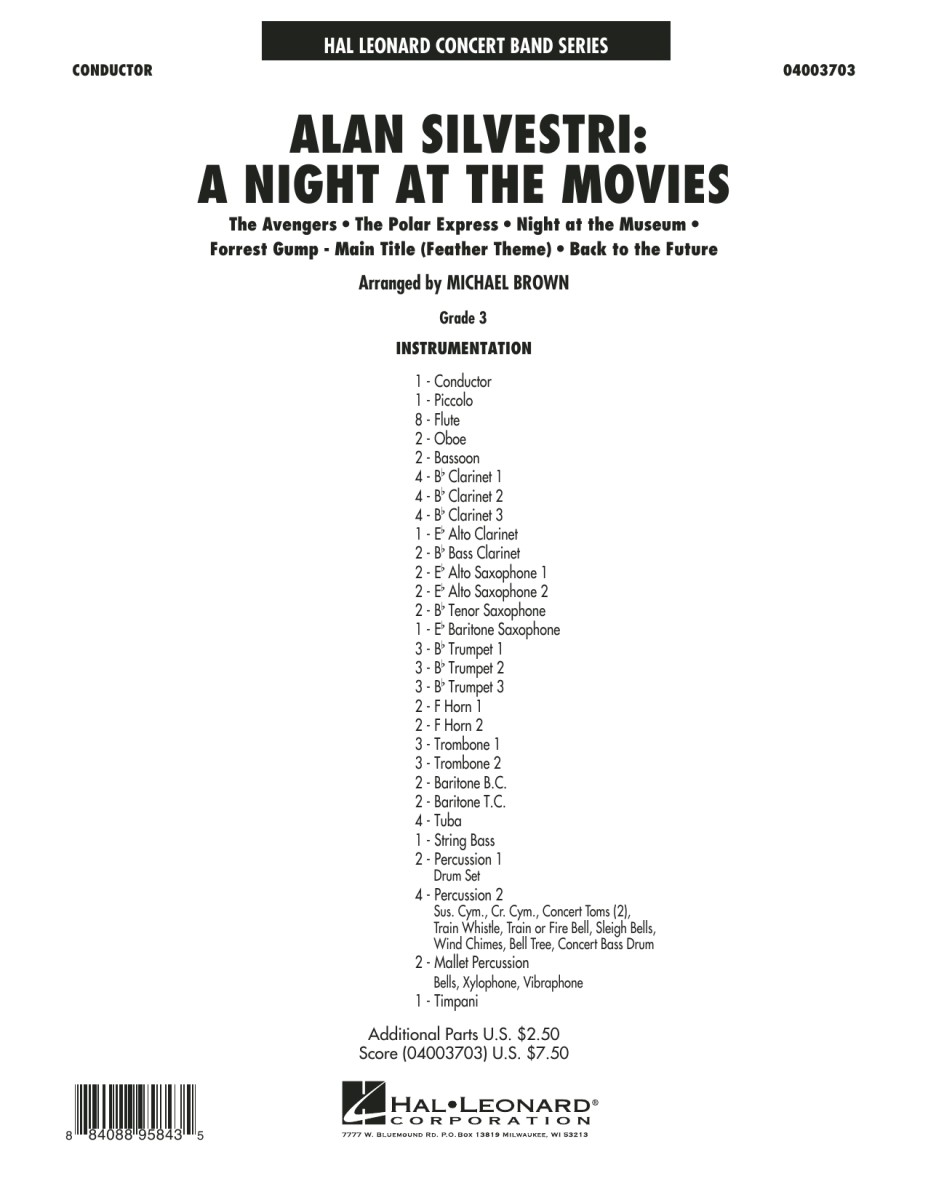 Alan Silvestri: A Night at the Movies - hier klicken