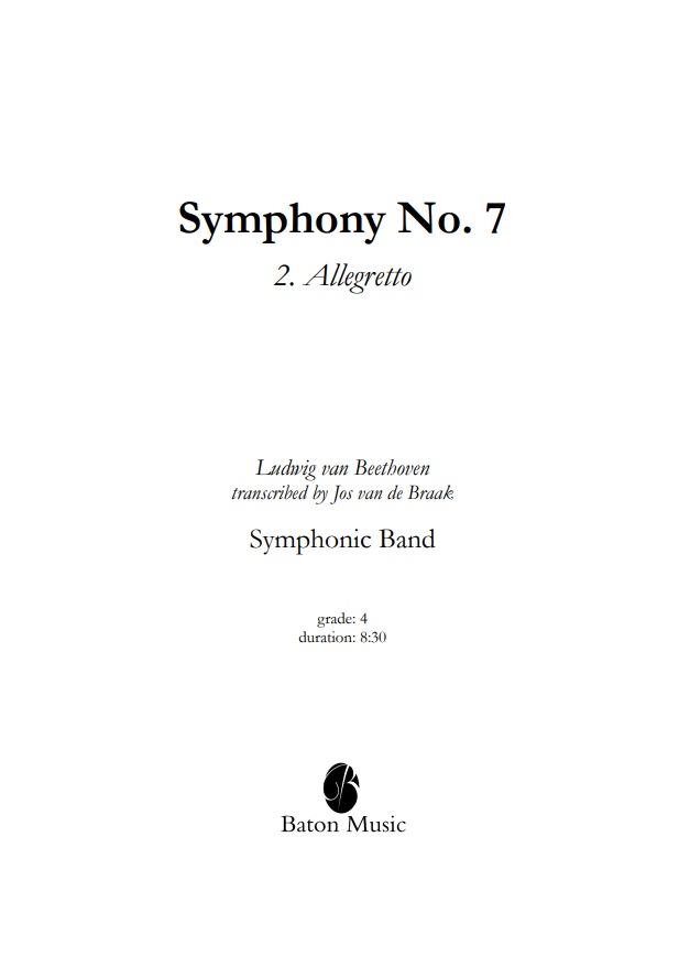 Symphony #7 - 2. Allegreto - hier klicken