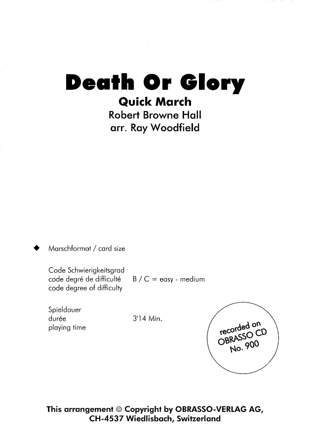 Death or Glory - hier klicken