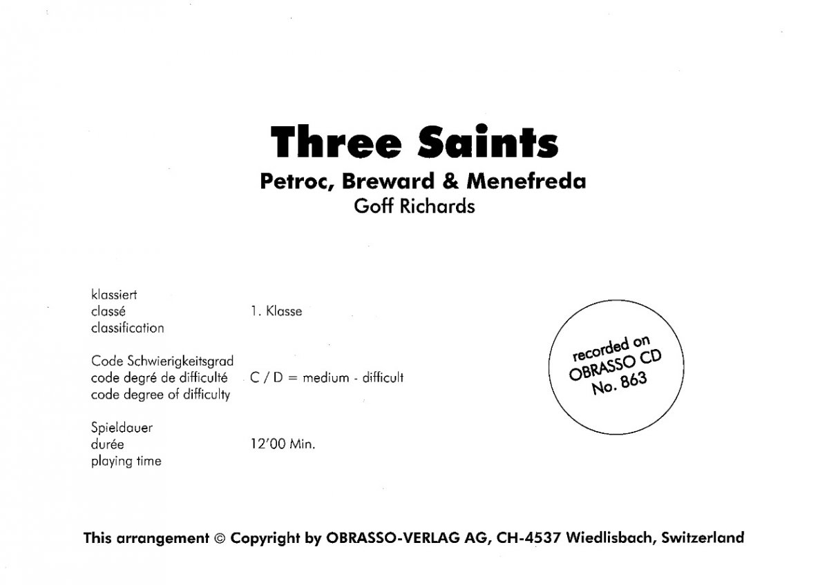 3 Saints (Three) - hier klicken