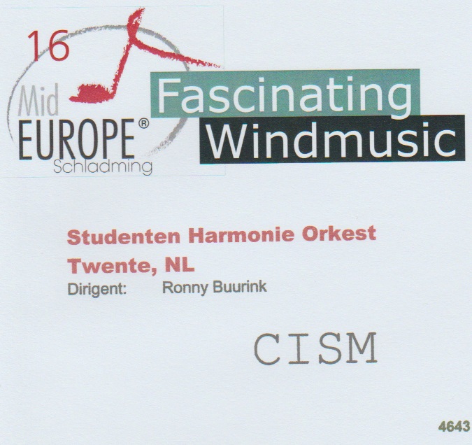 16 Mid Europe: Studenten Harmonie Orkest Twente - hier klicken