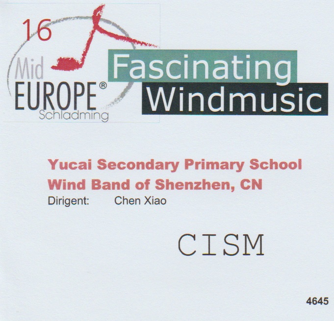 16 Mid Europe: Yucai Secondary Primary School Wind Band of Shenzhen - hier klicken