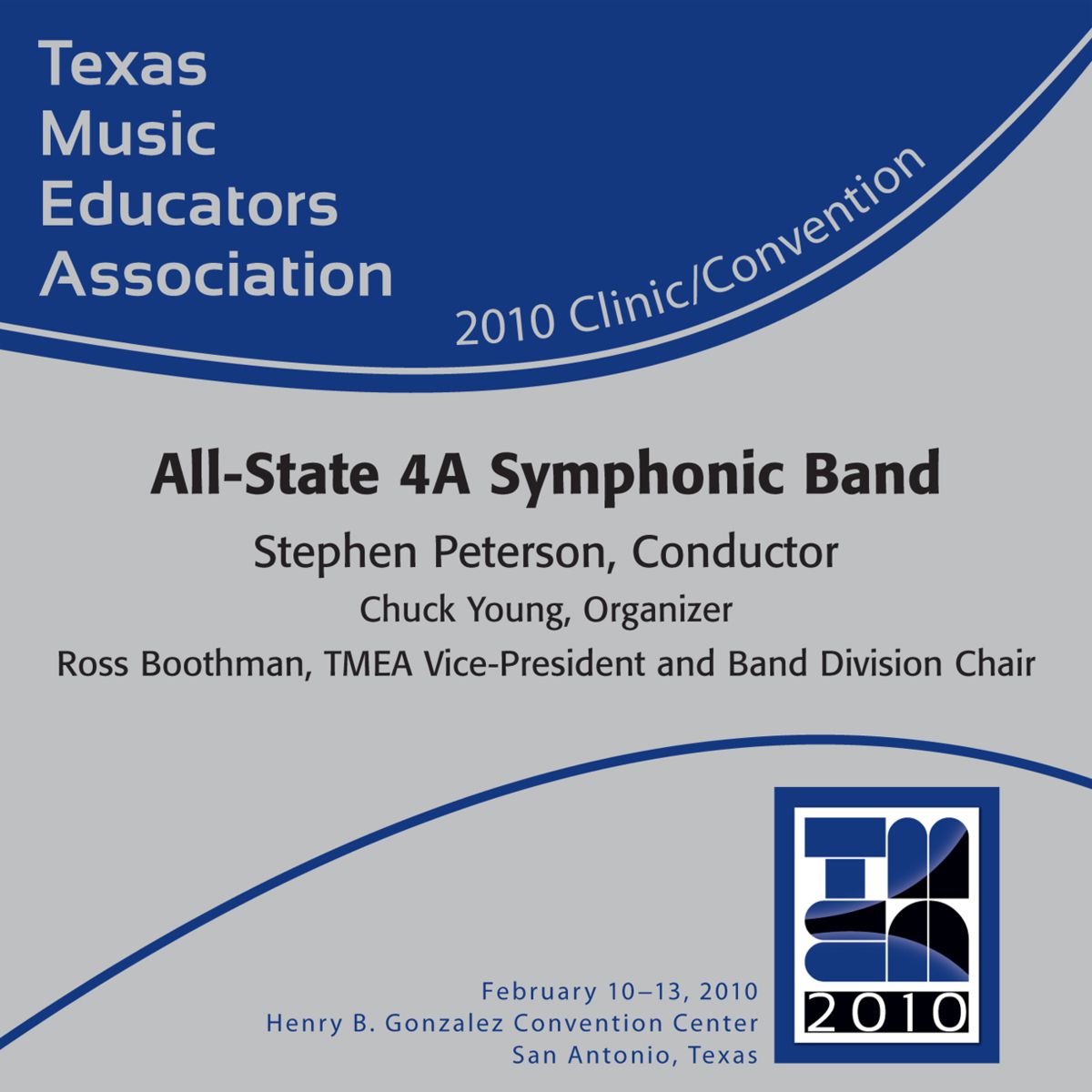 2010 Texas Music Educators Association: All-State 4A Symphonic Band - hier klicken