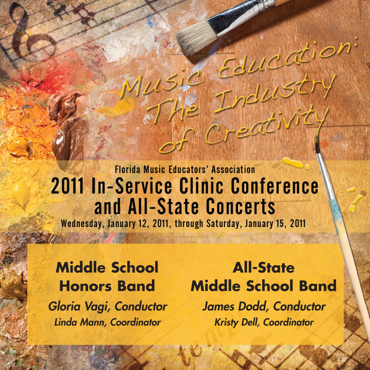 2011 Florida Music Educators Association: Middle School Honors Band and All-State Middle School Band - hier klicken